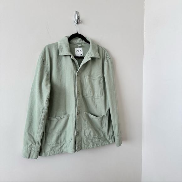 Zara-Oversized Spring/Summer Boxy Jacket (Size:Small) - Picture 5 of 10